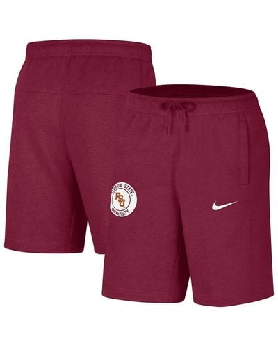 Nike Garnet Florida State Seminoles Logo Shorts - Red