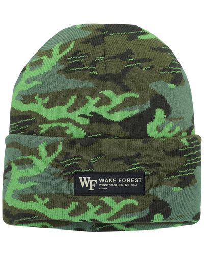 Nike Wake Forest Demon Deacons Veterans Day Cuffed Knit Hat - Green