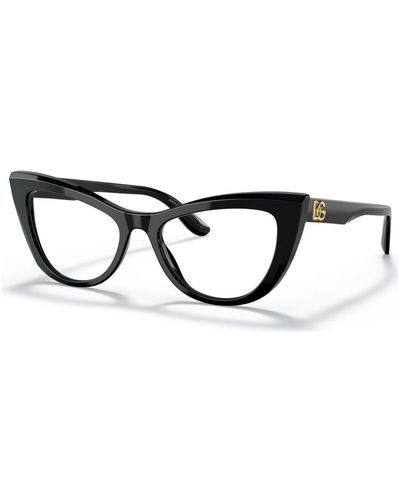 Dolce & Gabbana Dg3354 Cat Eye Eyeglasses - Black