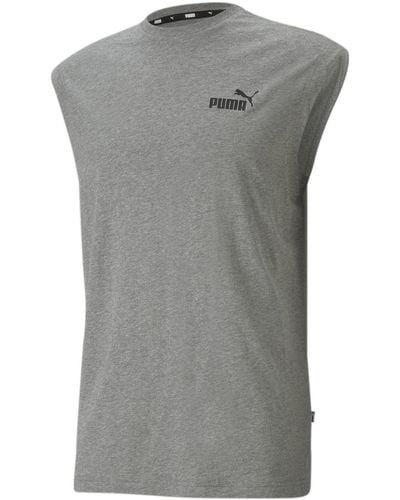 PUMA Ess Sleeveless T-shirt - Gray