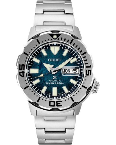 Seiko Automatic Prospex Special Edition Stainless Steel Bracelet Watch 42mm - Gray