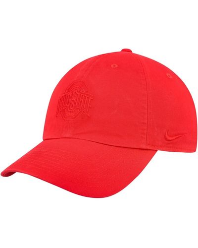 Nike Ohio State Buckeyes Heritage86 Logo Performance Adjustable Hat - Red