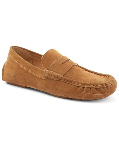 Gentle Souls Mateo Driver Penny Shoes - Brown