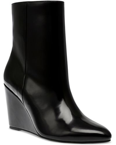 DV by Dolce Vita Pascal Pointed Toe Wedge Booties - Black