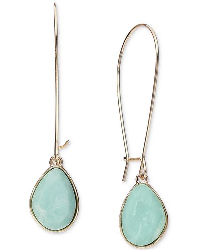 Style & Co. Stone Linear Drop Earrings - Blue