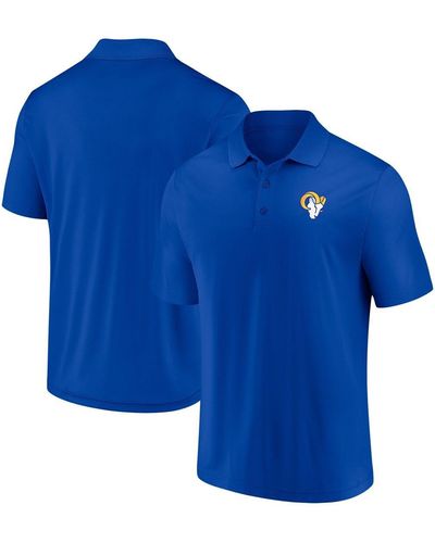 Fanatics Los Angeles Rams Component Polo Shirt - Blue