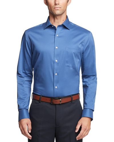 Van Heusen Regular-fit Ultraflex Dress Shirt - Blue