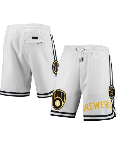 Pro Standard Milwaukee Brewers Team Logo Shorts - Blue
