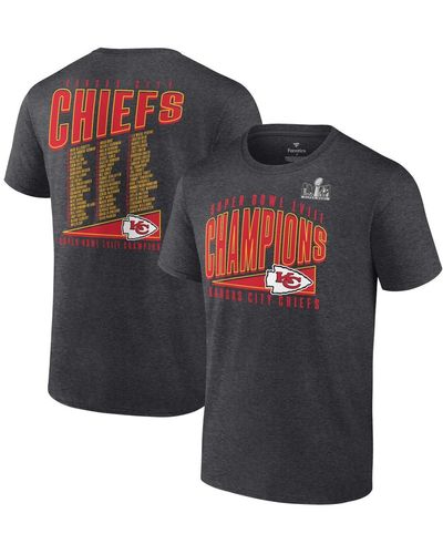 Fanatics Kansas City Chiefs Super Bowl Lviii Champions Roster Best Teammates T-shirt - Black
