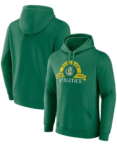 Majestic Oakland Athletics Alternate Utility Pullover Hoodie - Green