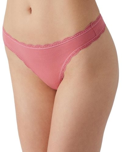 B.tempt'd By Wacoal Inspired Eyelet Thong Underwear 972219 - Pink
