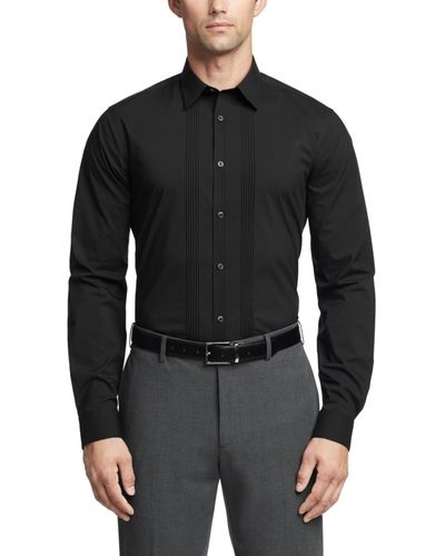 Calvin Klein Infinite Color Slim Fit Dress Shirt - Black