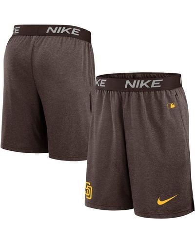 Nike Brown San Diego Padres Authentic Collection Practice Performance Shorts