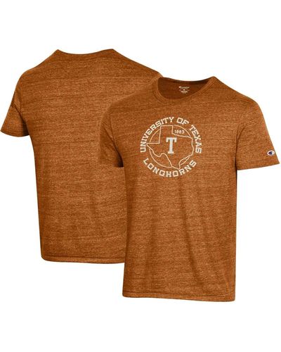 Champion Texas Longhorns Vault State Tri-blend T-shirt - Brown