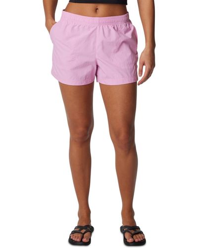 Columbia Sandy River Water-repellent Shorts - Pink