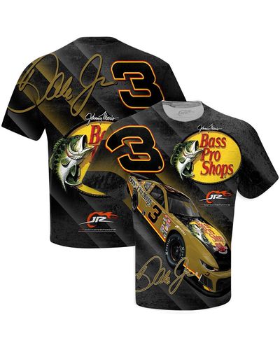 JR Motorsports Official Team Apparel Dale Earnhardt Jr. Bass Pro Shops Total Print T-shirt - Black