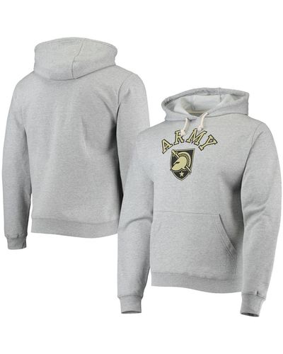 League Collegiate Wear Army Black Knights Seal Neuvo Essential Fleece Pullover Hoodie - Gray