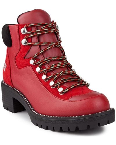 Juicy Couture Indulgence Fashion Hiker Boot - Red