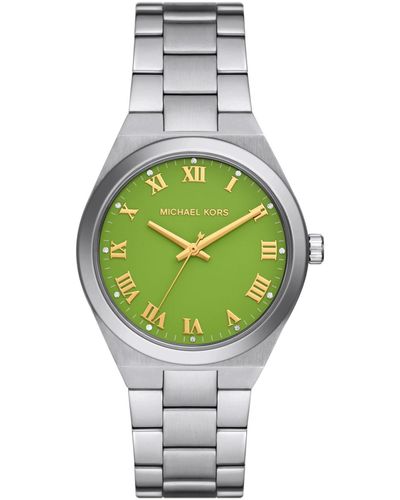 Michael Kors Lennox Three-hand Stainless Steel Watch 37mm - Green
