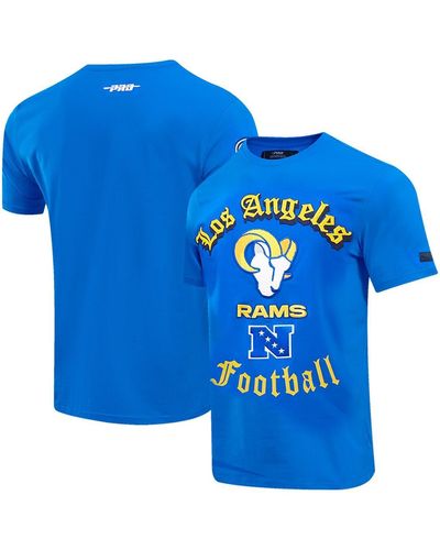 Pro Standard Los Angeles Rams Old English T-shirt - Blue