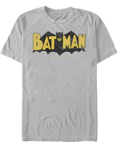 Fifth Sun Dc Batman Retro Bat Logo Short Sleeve T-shirt - Multicolor