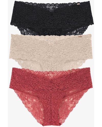 DORINA Lana Brief Panty Set - Red