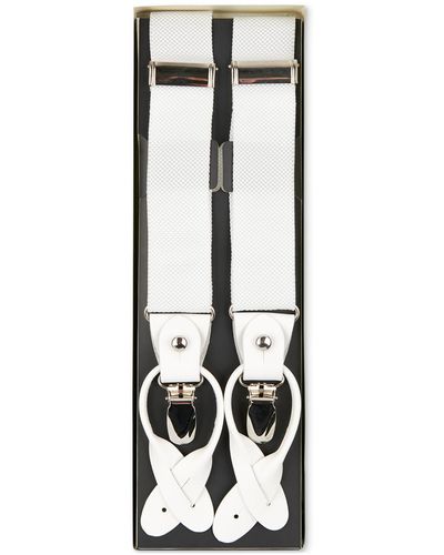 Con.struct Solid Convertible Suspenders - Black