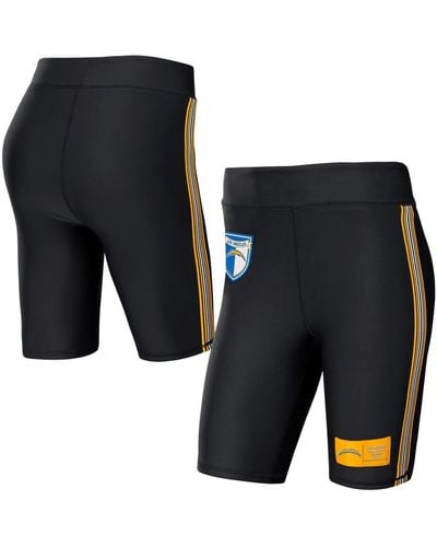 WEAR by Erin Andrews Los Angeles Chargers Biker Shorts - Black