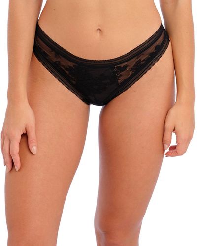 Fantasie Fusion Lace Brazilian Underwear Fl102371 - Black
