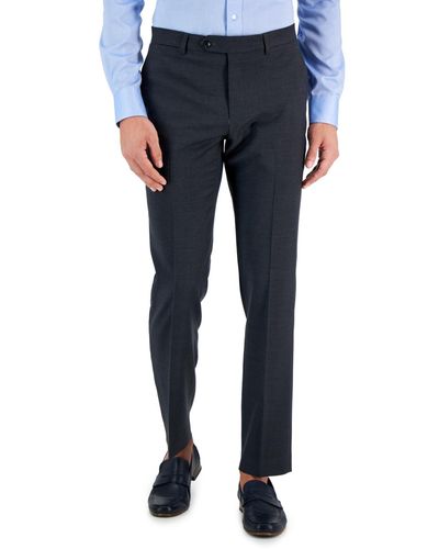 Tommy Hilfiger Modern-fit Wool Th-flex Stretch Suit Separate Pants - Blue