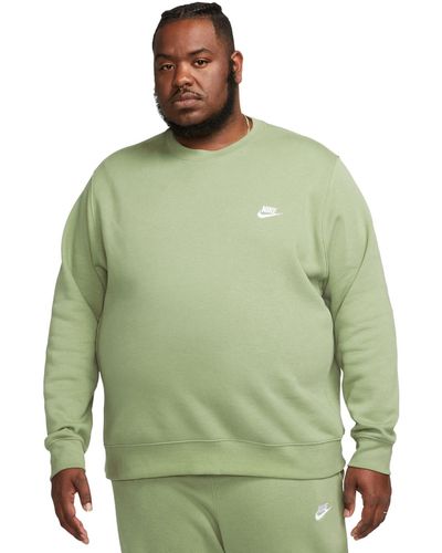 Nike Club Fleece Crew Sweatshirt - Green