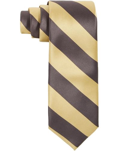 Tayion Collection Iota Phi Theta Stripe Tie - Brown