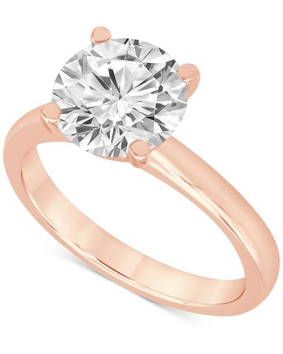 Badgley Mischka Certified Lab Grown Diamond Solitaire Engagement Ring (3 Ct. T.w. - White