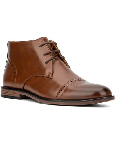 New York & Company Kevin Ankle Boots - Brown