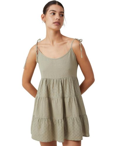 Cotton On Solstice Mini Dress - Green