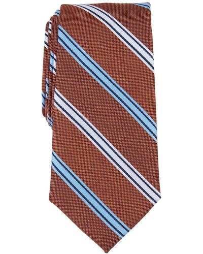 Nautica Wenrich Stripe Tie - Orange