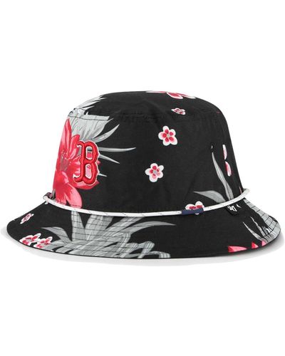 '47 Boston Red Sox Dark Tropic Bucket Hat - Black