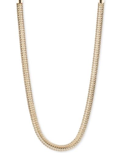 Anne Klein Silver Tone Or Gold Tone Necklace Collection - Metallic