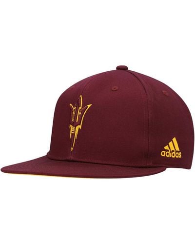 adidas Arizona State Sun Devils Sideline Snapback Hat - Purple