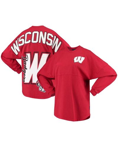 Spirit Jersey Wisconsin Badgers Loud N Proud T-shirt - Red