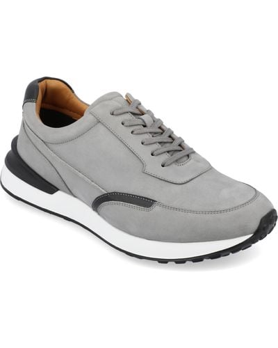 Thomas & Vine Lowe Casual Leather Sneakers - Gray