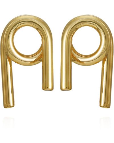 Vince Camuto Gold-tone Short Twisted Clip Drop Earrings - Metallic