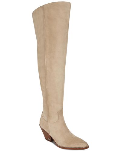 Sam Edelman Julee Over-the-knee Cowboy Boots - Brown