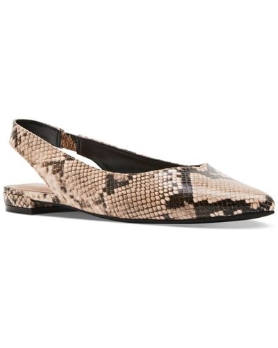 Madden Girl Deviin Pointed-toe Slingback Flats - Brown