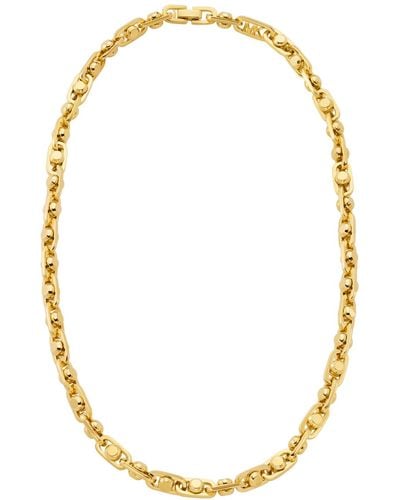 Michael Kors Tone Or Silver-tone Astor Link Chain Necklace - Metallic