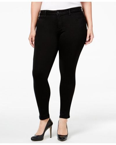 Jessica Simpson Plus Size Od Black Wash Skinny Jeans