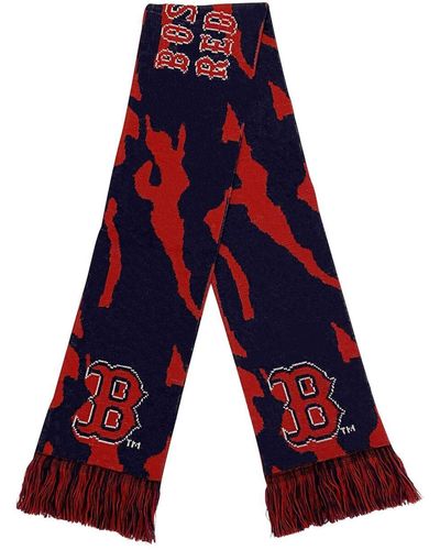 FOCO And Boston Red Sox Tonal Camo Scarf - Blue