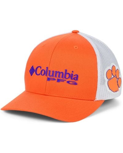 Columbia Clemson Tigers Pfg Stretch Fitted Cap - Orange