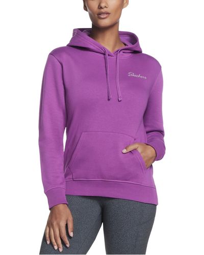 Skechers Signature Pullover Hoodie - Purple