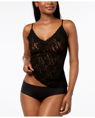 Hanky Panky Sheer Lace Camisole 484731 - Black